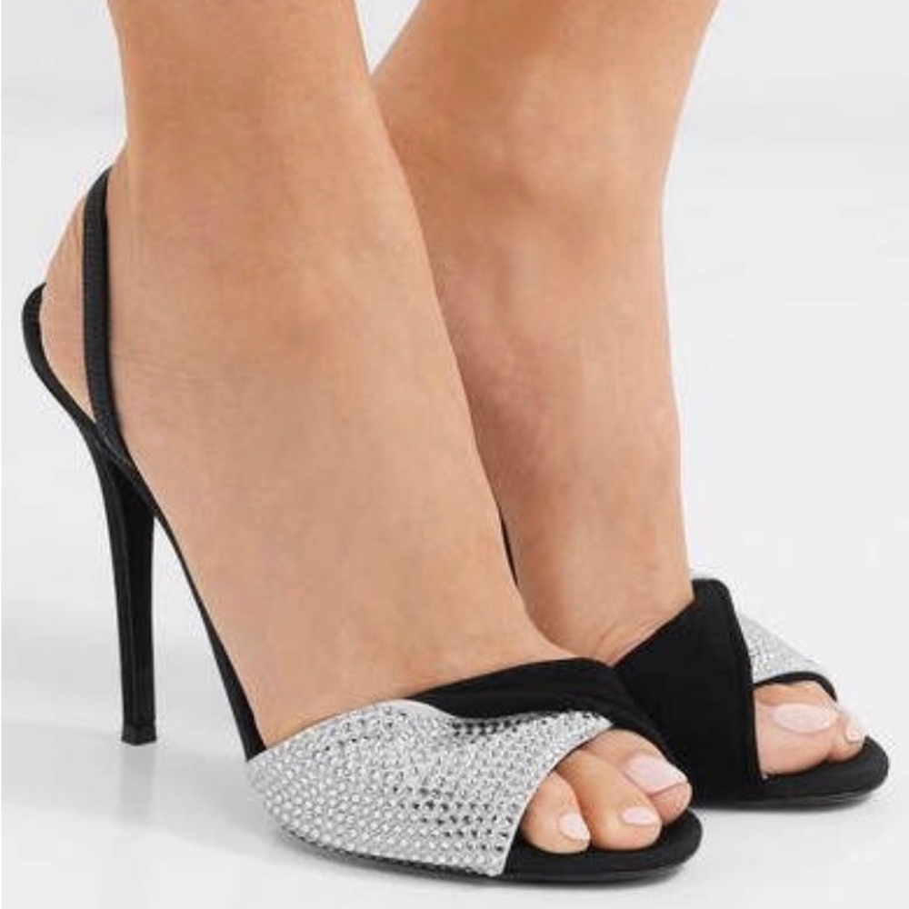 Giuseppe Zanotti Alien 115 Swarovski Crystal Heels - Womens 9.5 US (40.5EU) - Picture 4 of 6